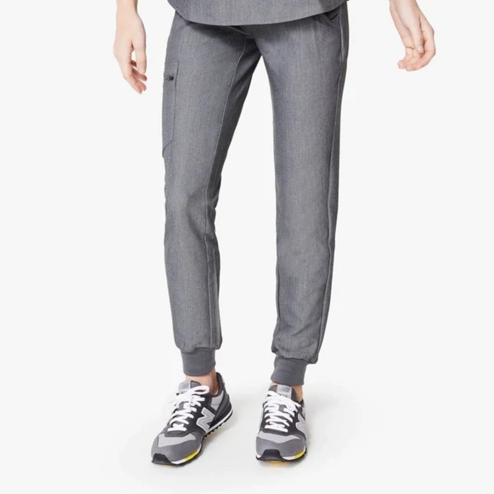 FIGS Graphite Zamora - Petite Jogger Scrub Pants - XL - Petite / Graphite